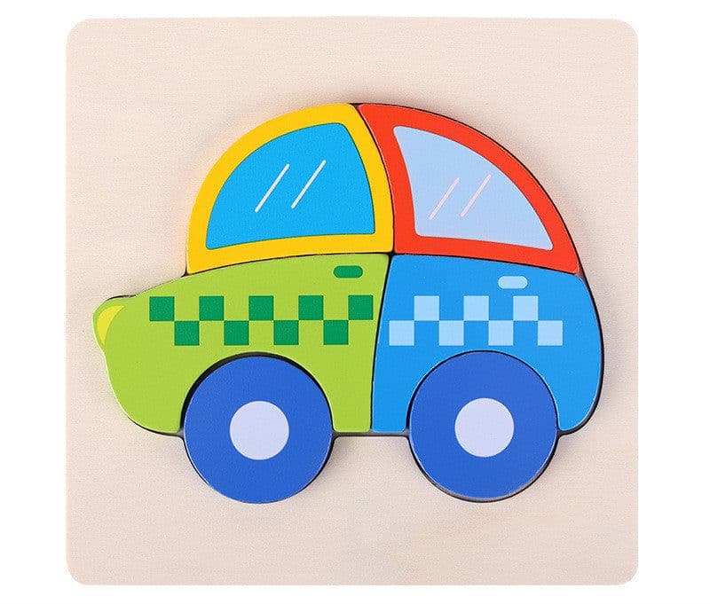 image-Children's Three Dimensional Wooden Puzzle