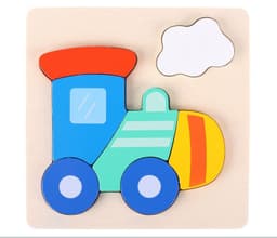 image-Children's Three Dimensional Wooden Puzzle