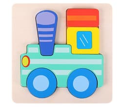 image-Children's Three Dimensional Wooden Puzzle