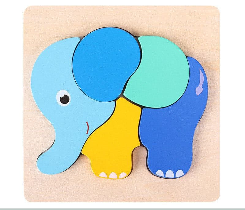 image-Children's Three Dimensional Wooden Puzzle