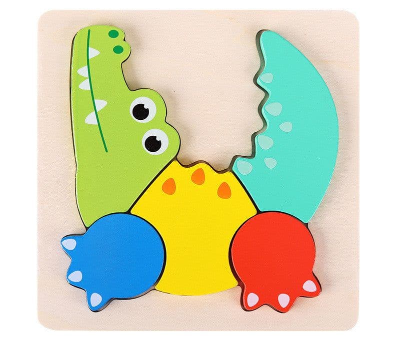 image-Children's Three Dimensional Wooden Puzzle