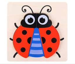 image-Children's Three Dimensional Wooden Puzzle