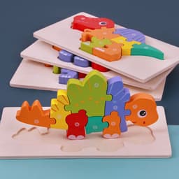 image-Children's Educational Toys Wooden Three-dimensional Montessori