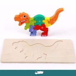 image-Children's Educational Toys Wooden Three-dimensional Montessori