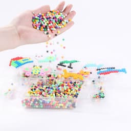 image-DIY Water Spray Magic Beads Handmade Toy Set Children's Color Crystal Puzzle Craft Kit