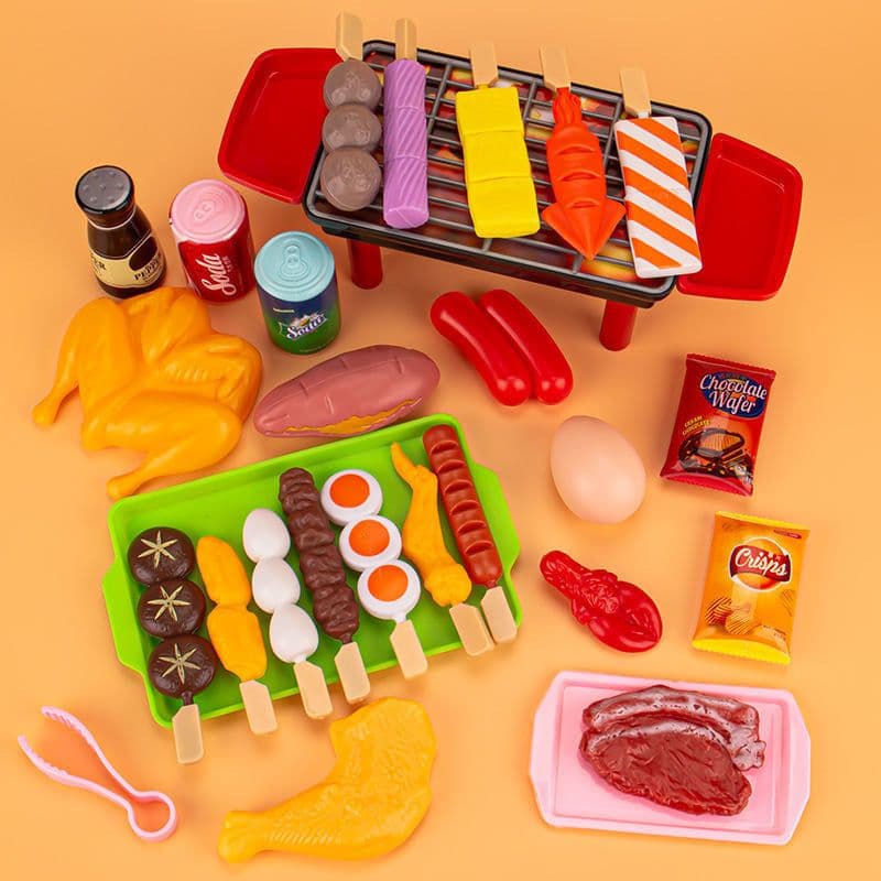 image-Children's Play Home Kitchen Toy Hot Pot Rotating Set