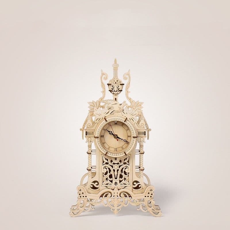 image-3D Three-dimensional Pendulum Clock Children's Wooden Puzzle DIY Handmade Educational Toys