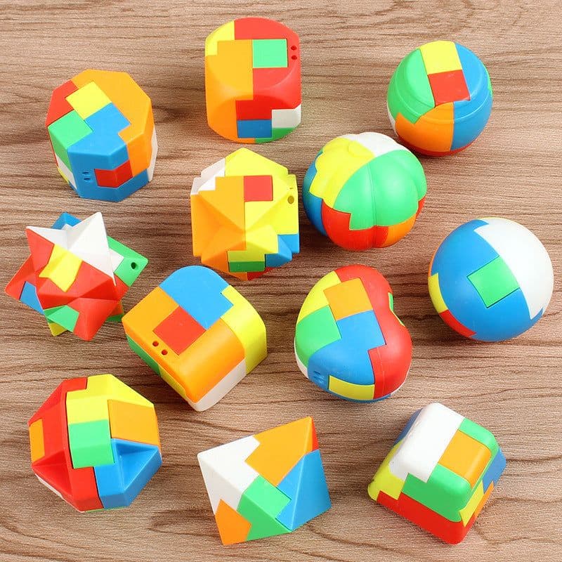 image-Confucius Luban Lock A Full Set Of Children's Beneficial Intellectual Toys