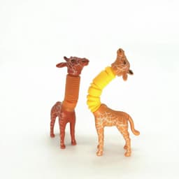 image-Giraffe Tubes Sensory Toys Novelty Spring Fidget Toy Stretch Tube Stress Relief Toy For Kid Birthday Gift Party Favors