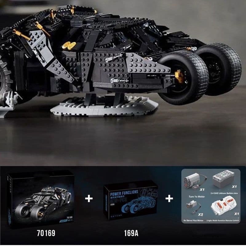 image-Mechanical Technology Bat Run Car Children's Puzzle Block Toy