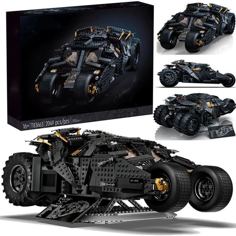 image-Mechanical Technology Bat Run Car Children's Puzzle Block Toy