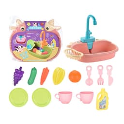 image-Maverick Dishwasher Electric Water Dishwashing Basin Dishwashing Sink Play House Kitchen Toy Set