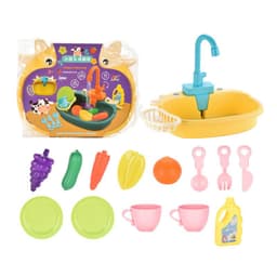 image-Maverick Dishwasher Electric Water Dishwashing Basin Dishwashing Sink Play House Kitchen Toy Set