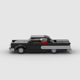 image-Small Particle Retro Sedan Puzzle Education Assembly Children's Building Block Toys