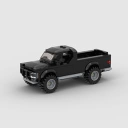 image-Children's Pickup Truck Building Blocks Sports Car Model