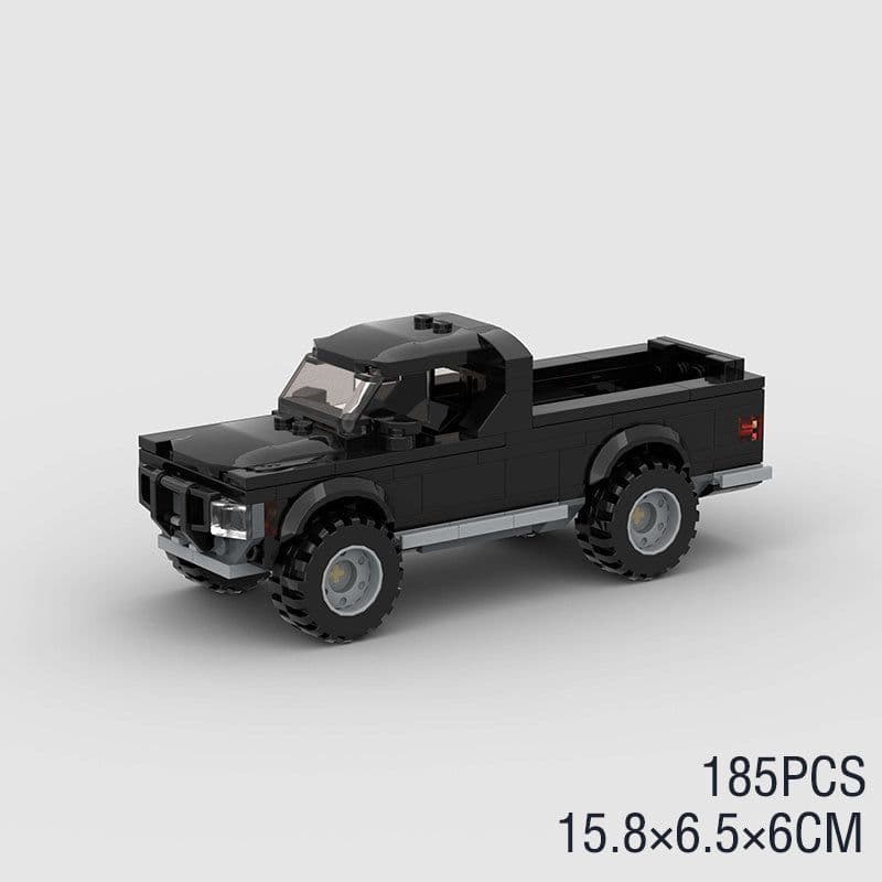 image-Children's Pickup Truck Building Blocks Sports Car Model