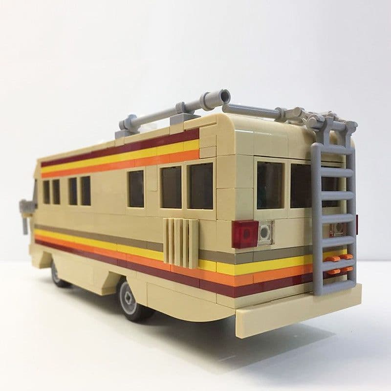 image-Compatible Assembled Building Block Toy Wagon MOC-17836