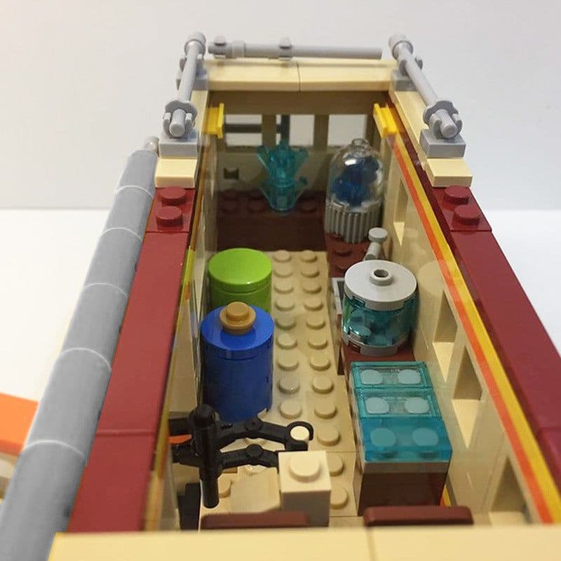 image-Compatible Assembled Building Block Toy Wagon MOC-17836