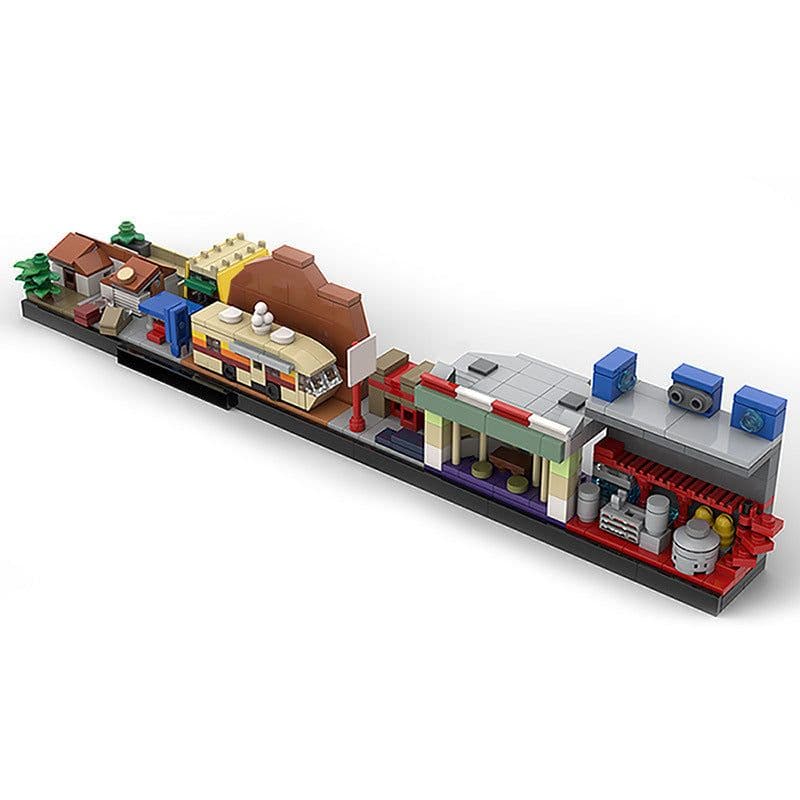 image-Compatible Assembled Building Block Toy Wagon MOC-17836