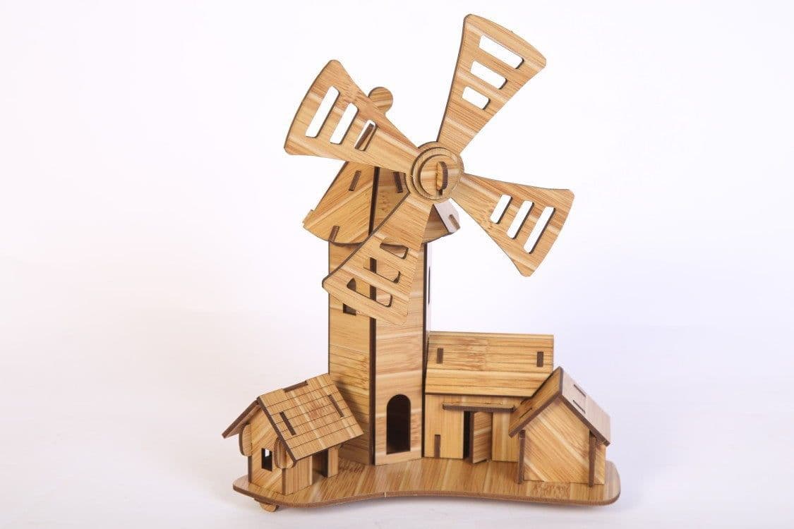 image-3D Three-dimensional Wooden Puzzle Models Children's DIY Toys