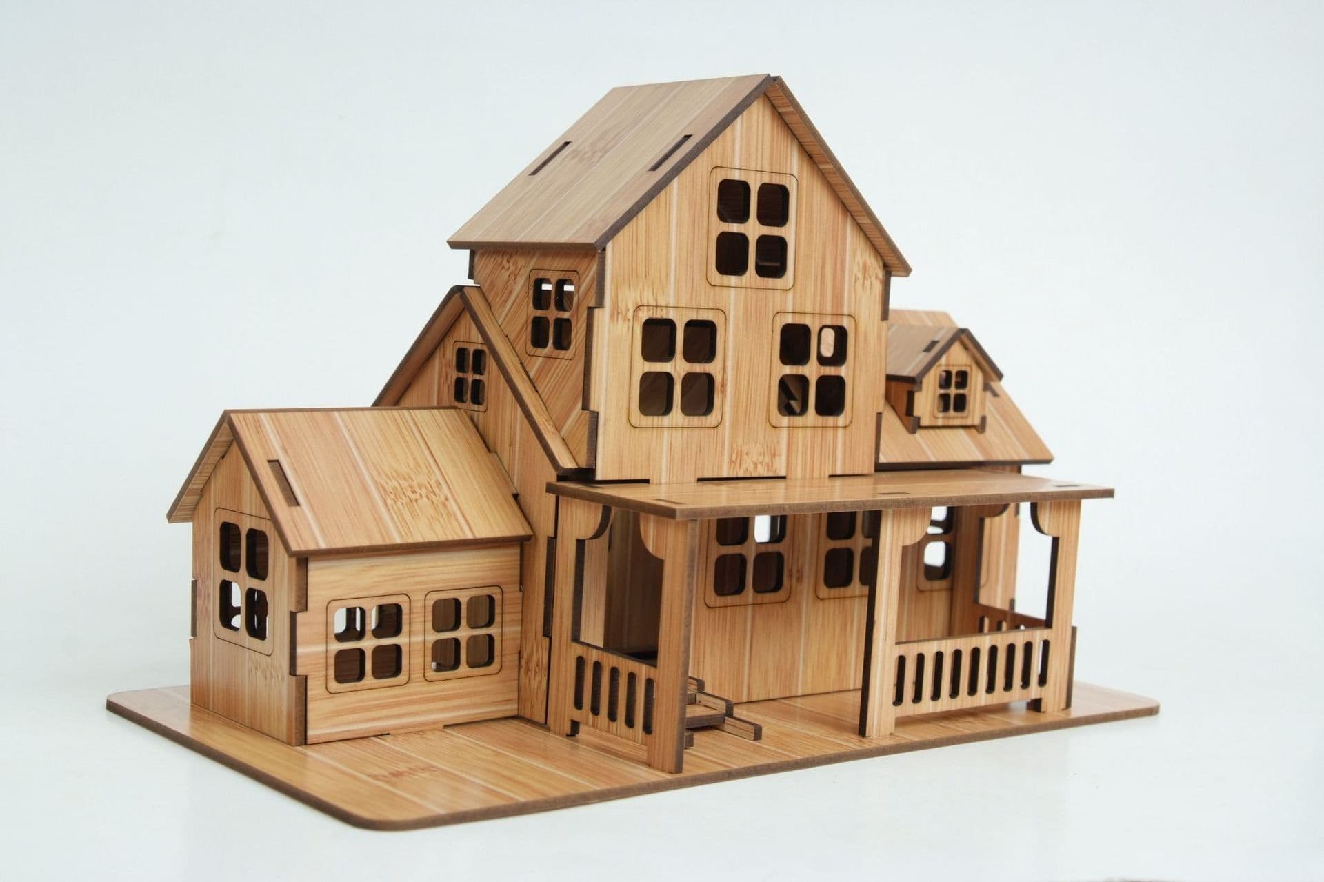 image-3D Three-dimensional Wooden Puzzle Models Children's DIY Toys