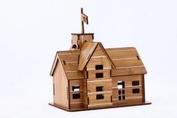 image-3D Three-dimensional Wooden Puzzle Models Children's DIY Toys