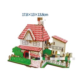 image-Wooden 3d Stereo Puzzle Children's Puzzles DIY Hand Building Model