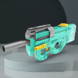 image-New P90 Electric Water Gun High-Tech Kids Toys Outdoor Beach Pool Large Capacity Summer Gel Blasting Water Gun For Adults