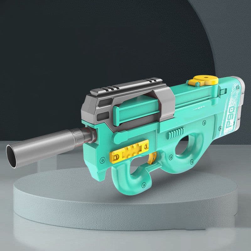 image-New P90 Electric Water Gun High-Tech Kids Toys Outdoor Beach Pool Large Capacity Summer Gel Blasting Water Gun For Adults