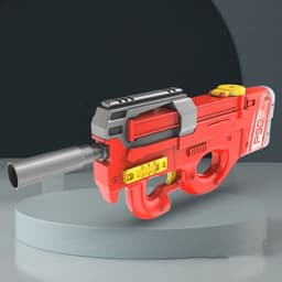 image-New P90 Electric Water Gun High-Tech Kids Toys Outdoor Beach Pool Large Capacity Summer Gel Blasting Water Gun For Adults
