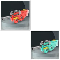 image-New P90 Electric Water Gun High-Tech Kids Toys Outdoor Beach Pool Large Capacity Summer Gel Blasting Water Gun For Adults