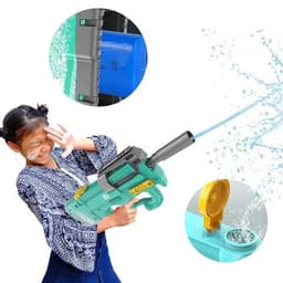 image-New P90 Electric Water Gun High-Tech Kids Toys Outdoor Beach Pool Large Capacity Summer Gel Blasting Water Gun For Adults