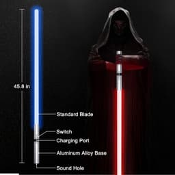 image-World War Lightsaber, RGB 20 Colors Changeable, LED Light Sword, With Premium Quality, 3 Mode Sound, Aluminum Alloy Hilt For Adults Kids Galaxy Gift Force Fx Light Saber