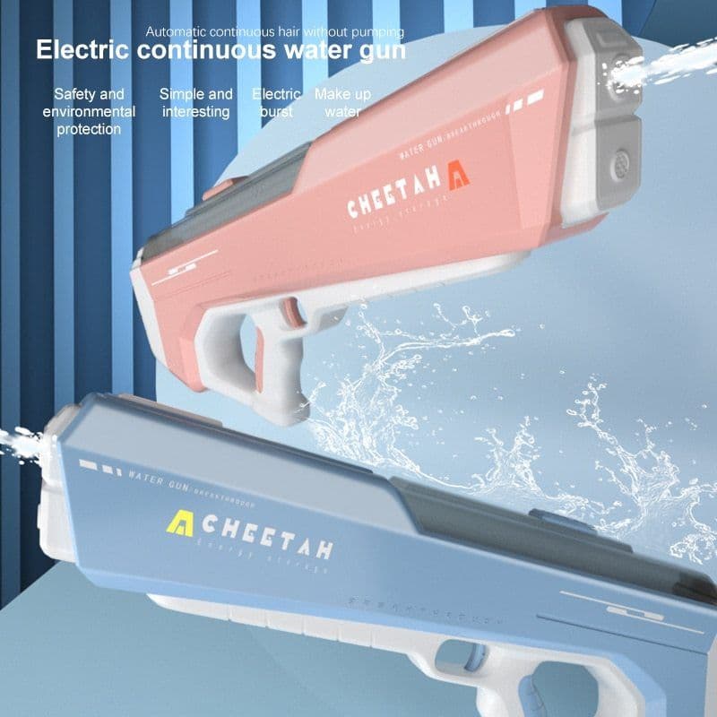 image-Fully Electric Water Gun Toy Swimming Pool Play Water Adult Toys Outdoor Games High Pressure Water Gun Toys For Kid Summer Toy
