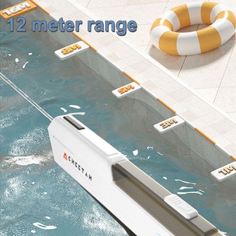 image-Fully Electric Water Gun Toy Swimming Pool Play Water Adult Toys Outdoor Games High Pressure Water Gun Toys For Kid Summer Toy