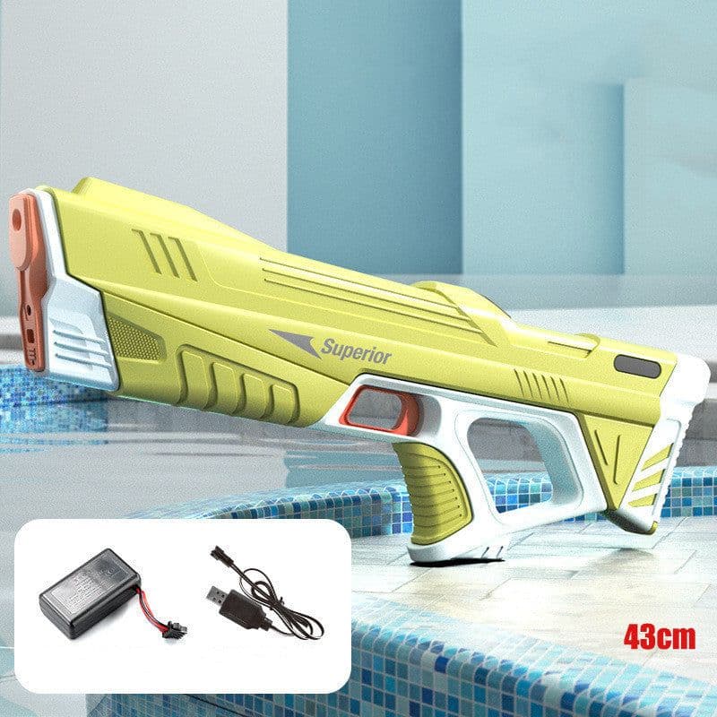 image-Summer Full Automatic Electric Water Gun Toy Induction Water Absorbing High-Tech Burst Water Gun Beach Outdoor Water Fight Toys