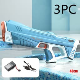 image-Summer Full Automatic Electric Water Gun Toy Induction Water Absorbing High-Tech Burst Water Gun Beach Outdoor Water Fight Toys