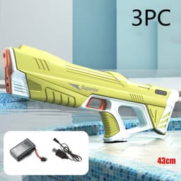 image-Summer Full Automatic Electric Water Gun Toy Induction Water Absorbing High-Tech Burst Water Gun Beach Outdoor Water Fight Toys