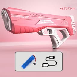 image-Summer Full Automatic Electric Water Gun Toy Induction Water Absorbing High-Tech Burst Water Gun Beach Outdoor Water Fight Toys