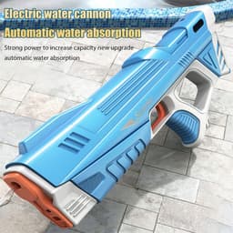 image-Summer Full Automatic Electric Water Gun Toy Induction Water Absorbing High-Tech Burst Water Gun Beach Outdoor Water Fight Toys