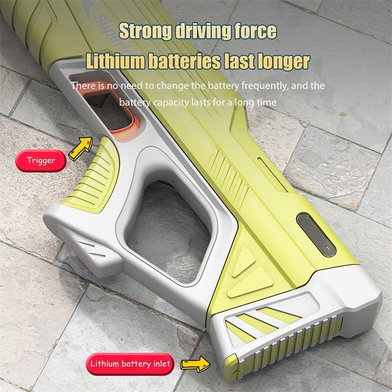 image-Summer Full Automatic Electric Water Gun Toy Induction Water Absorbing High-Tech Burst Water Gun Beach Outdoor Water Fight Toys