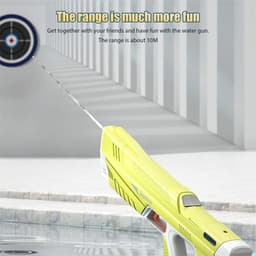 image-Summer Full Automatic Electric Water Gun Toy Induction Water Absorbing High-Tech Burst Water Gun Beach Outdoor Water Fight Toys