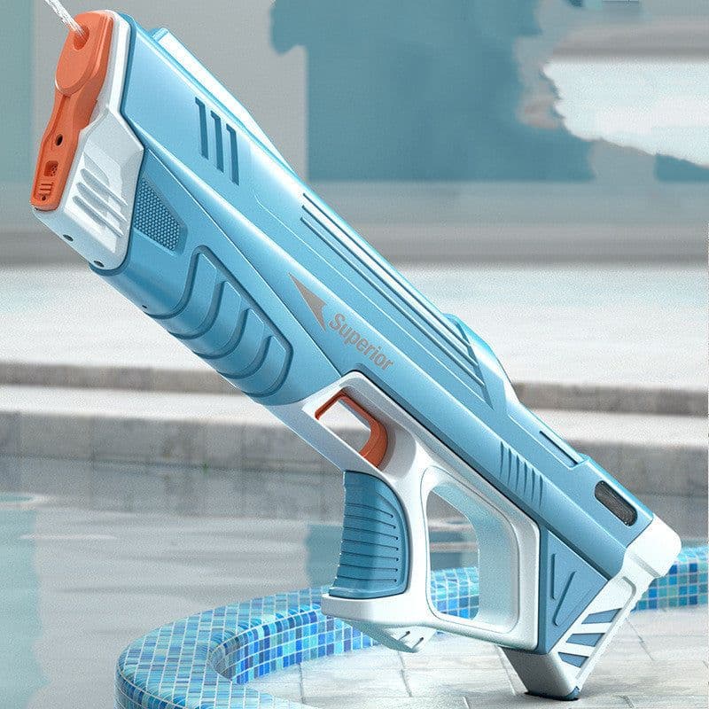 image-Summer Full Automatic Electric Water Gun Toy Induction Water Absorbing High-Tech Burst Water Gun Beach Outdoor Water Fight Toys