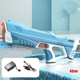 image-Summer Full Automatic Electric Water Gun Toy Induction Water Absorbing High-Tech Burst Water Gun Beach Outdoor Water Fight Toys