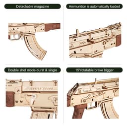 image-3D Puzzle AK47 Automatic Rifle Children's Toy