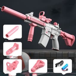 image-Space Water Gun Electric Automatic Water Absorption Water Fights Toy Outdoor Beach Swimming Pool Bath Toys For Children Kid Gift