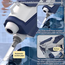 image-Space Water Gun Electric Automatic Water Absorption Water Fights Toy Outdoor Beach Swimming Pool Bath Toys For Children Kid Gift