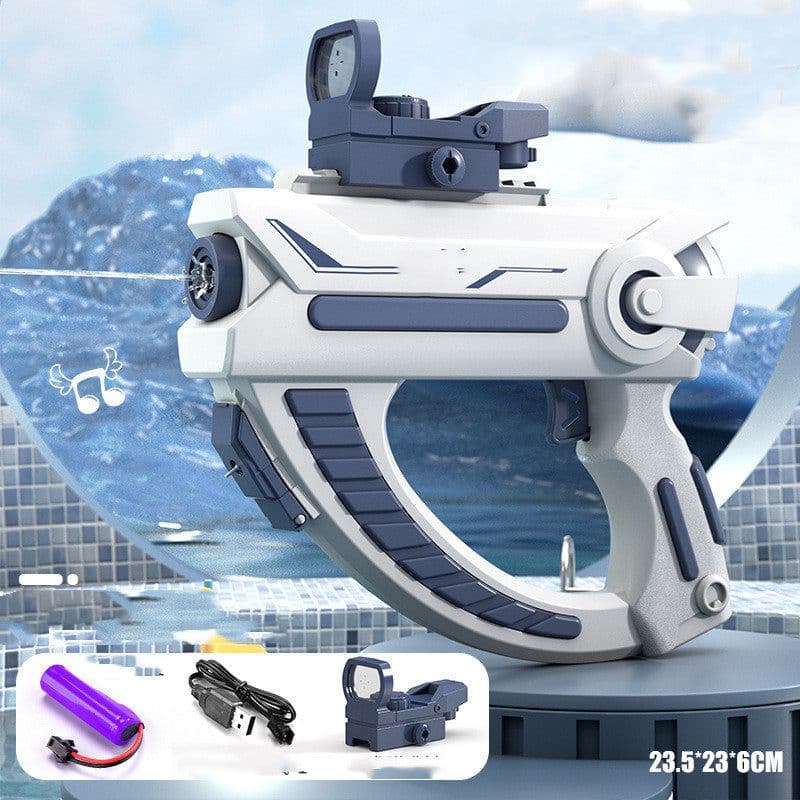 image-Space Water Gun Electric Automatic Water Absorption Water Fights Toy Outdoor Beach Swimming Pool Bath Toys For Children Kid Gift