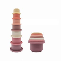 image-Baby Interactive Jenga Children Silicone Infant Educational Toys