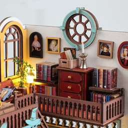 image-Magic Book House Three-dimensional Puzzle Model Wooden Toys